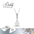 Destiny Jewellery Crystal From Swarovski Mercury Pearl Pendant & Necklace